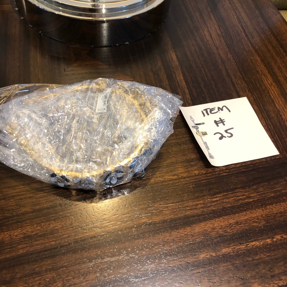 Henri Bendel Gold Floral Headband NWT